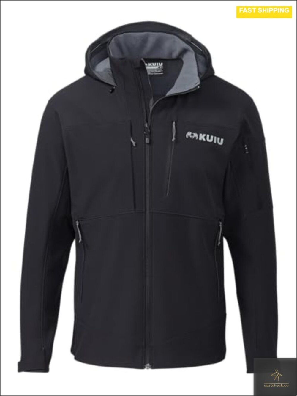 Hunting Soft Shell Jacket Wind & Water Resistant Hooded